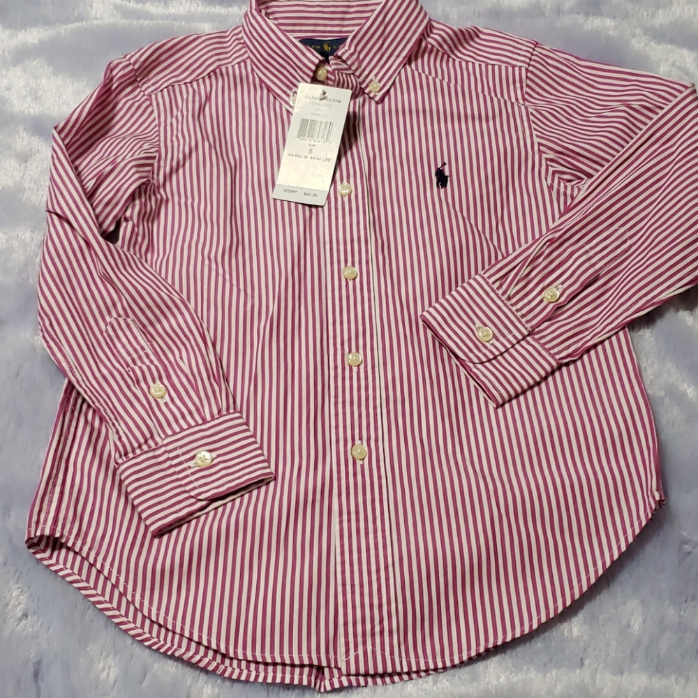 Boys Ralph Lauren button down shirt